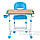 Зростаюча парта для хлопчика/дівчинки FunDesk Piccolino II Blue, фото 7