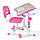 Парта, що росте, для дівчинки FunDesk Piccolino II Pink, фото 3
