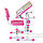 Парта, що росте, для дівчинки FunDesk Piccolino II Pink, фото 4