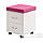 Розширювальний комплект парта FunDesk Sentire Pink + стілець FunDesk SST3LS Grey + тумбочка FunDesk SS15W Pink, фото 5