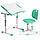 Комплект парта + стілець трансформери Omino Green FunDesk, фото 5