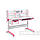 Комплект стіл-трансформер Libro Pink+ергономічне крісло Diverso Pink FunDesk, фото 5