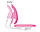 Комплект парта для школярів Cubby Nerine Grey + дитячий стілець FunDesk SST2 Pink, фото 6