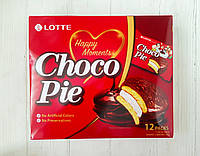 Печенье в шоколадной глазури Choco pie 336г Lotte (Корея)