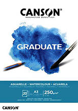 Альбом для акварелі Graduate Watercolour 250 гр, А3, 29,7х42 см, 20 арк холодного пресування 400110375