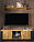 Комплект в вітальню "Олд Вуд" - (Чорний - Дуб Крафт Золотий) від Сокме, фото 4