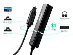 Bluetooth 5.0 аудіо адаптер, трансмітер, SPDIF оптичний штекер, Ugreen