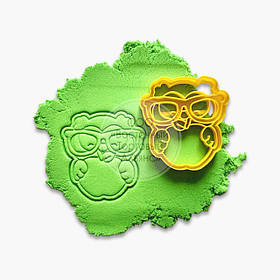 3D-форми для пряників — Вирубка-відбиток "Вчена сова No5"