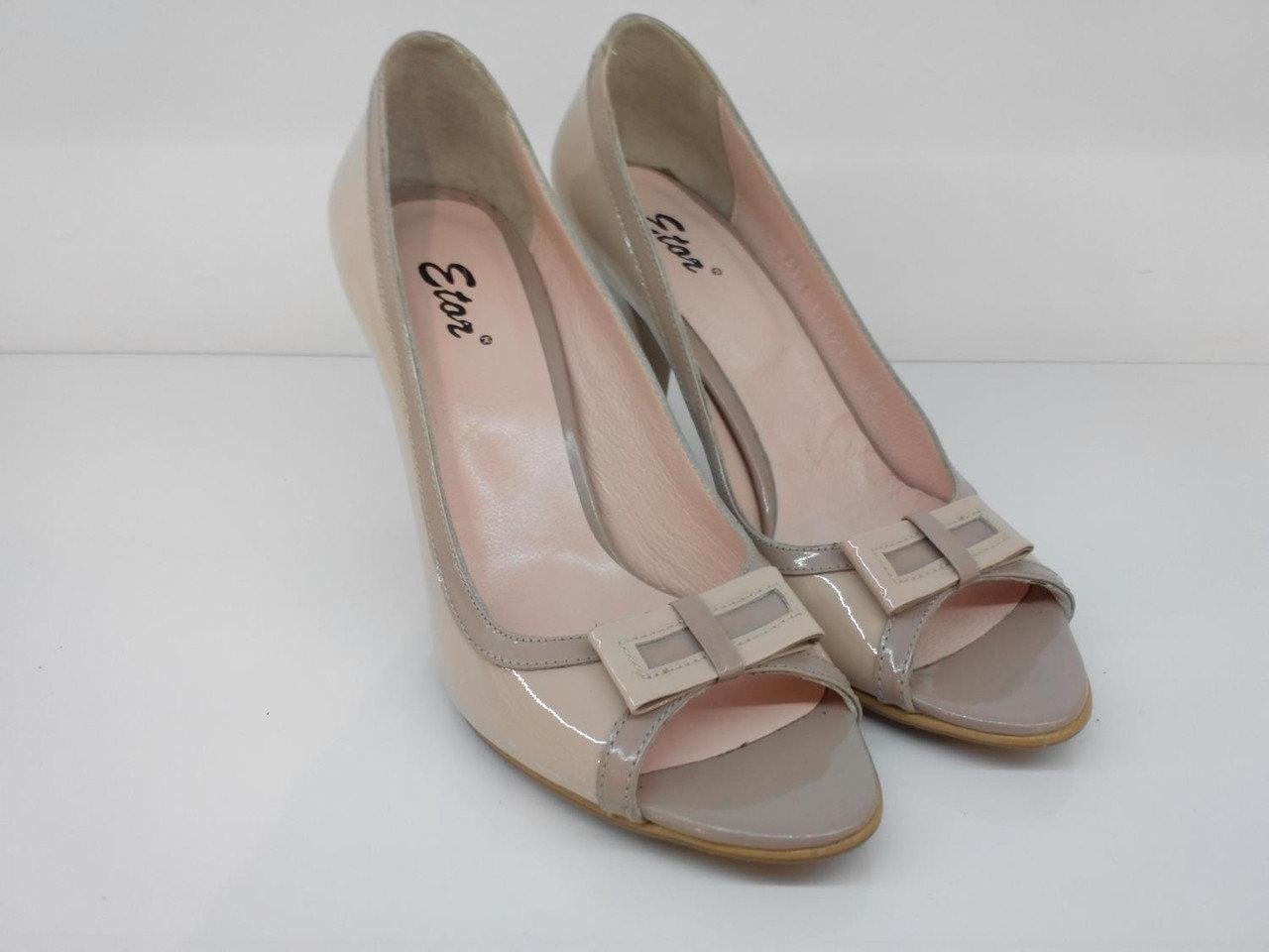 Туфлі Etor 3311 бежевий