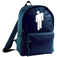 Рюкзак. Портфель Billie Eilish. Рюкзак з принтом. Біллі Айлиш. Темно - синій