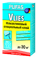 Клей для шпалер (шпалерний клей) Pufas Флізеліновий клей спеціальний 200 г