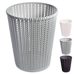 Відро-плетенка Stenson для сміття пластикове 20.5*25 см (без вибору кольору)