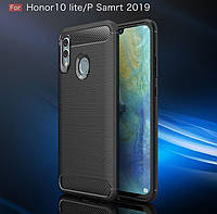 Чехол Carbon Fiber для Huawei P Smart (2019) / Honor 10 Lite