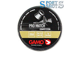 Кулі Gamo Pro Match 5.5мм, 1.0г, 250шт