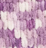 Нитки пряжа для в'язання велюрова плюшева петлями PUFFY COLOR Паффи Колор № 5923