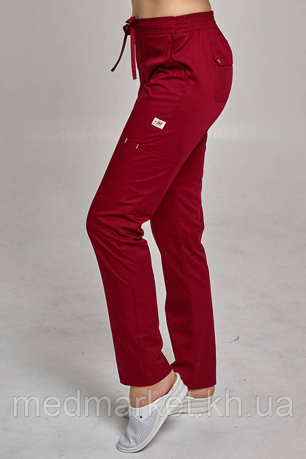 Брюки медичні Вірджинія ELIT COTTON Бордо