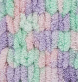 Нитки пряжа для в'язання велюрова плюшева петлями PUFFY COLOR Паффи Колор № 5938