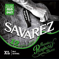 Струни для 12-струнної акустичної гітари Savarez A240XL