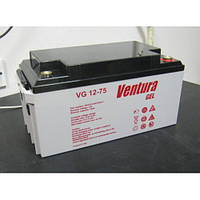 Гелева акумуляторна батарея Ventura VG 12-75 GEL, ємність 75аг
