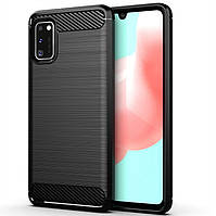 Протиударний чохол для Samsung Galaxy A41 (sm-a415), Rugged Carbon, чорний