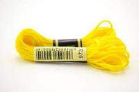 Нитки муліне для вишивки СХС -973 жовтий яскравий, 8 м