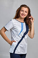 Костюм медичний Айс з звуженими штанами. ELIT COTTON.