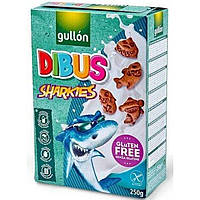 Печенье без глютена акула Gullon DIBUS shark, 250г