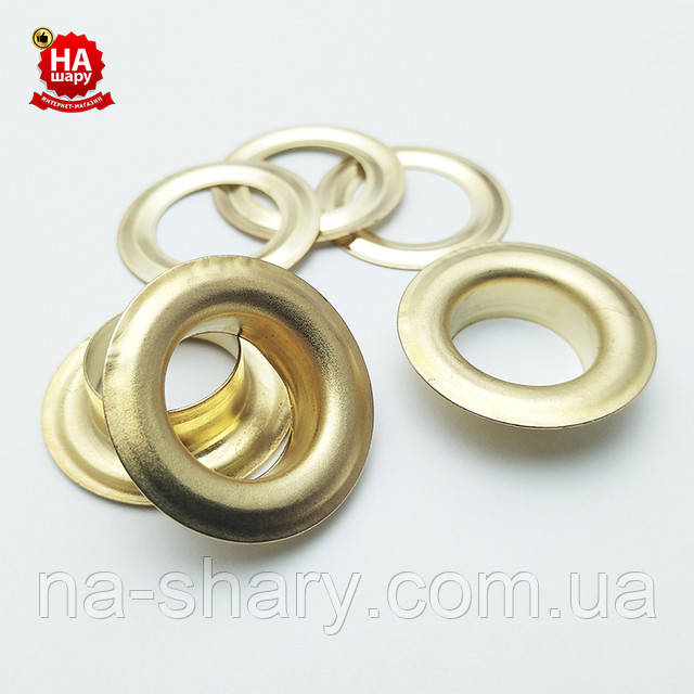 На фото Люверс №30, 17мм, оксид