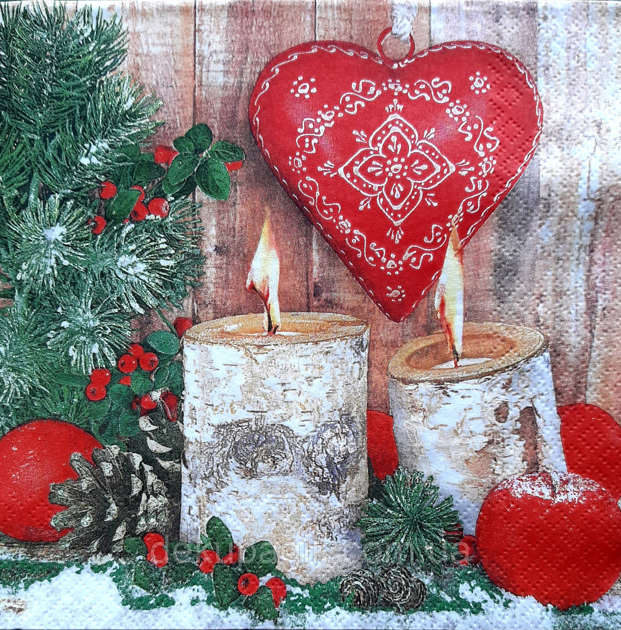 Серветка для декупажу 33х33см, НГК-19, фото 1