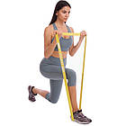 Стрічка опору HIP LOOP FI-1970 жорсткість M жовта, фото 2