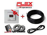 Двужильный нагревательный кабель Flex 2м²- 2,4м²/ 350Вт (20м) Серия Terneo SТ