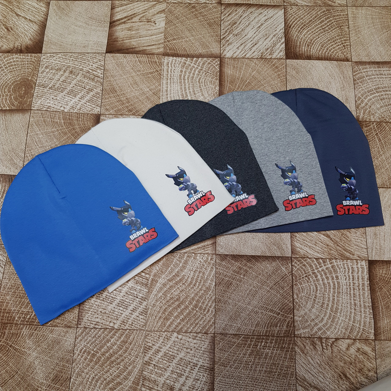 Шапка трикотажна для хлопчика ( Brawl Stars ) р 48-50