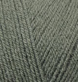 Нитки пряжа для в'язання напіввовна SUPERLANA TIG Суперлана Тіг ALIZE Алізе № 138 зелений мигдаль