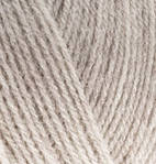 Нитки пряжа для в'язання напіввовна SUPERLANA TIG Суперлана Тіг ALIZE Алізе № 152 бежевий меланж