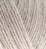 Нитки пряжа для в'язання напіввовна SUPERLANA TIG Суперлана Тіг ALIZE Алізе № 152 бежевий меланж