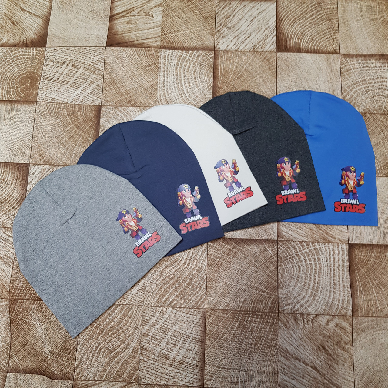 Шапка трикотажна + хомут для хлопчика подвійні р 52-54