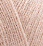 Нитки пряжа для в'язання напіввовна SUPERLANA TIG Суперлана Тіг ALIZE Алізе № 404 шампанське