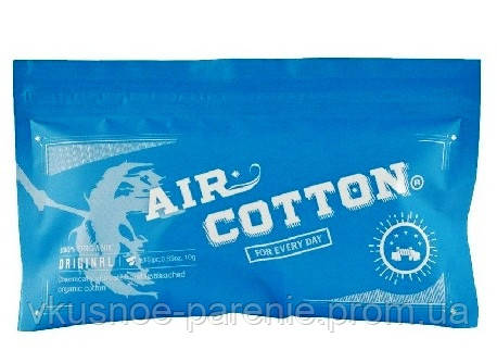 Вата органический хлопок Air Cotton упаковка 10 листов