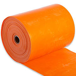 Стрічка еластична для фітнесу і йоги в рулоні CUBE FI-6256-20 20 метрів помаранчева