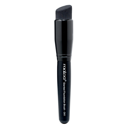 Кисть для нанесення тональної основи Malva Cosmetics Slanted Foundation Brush скошена М309 №41
