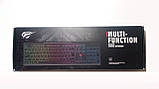 Клавіатура з кольоровою підсвіткою мультимедійна HAVIT HV-KB275L, USB, фото 10