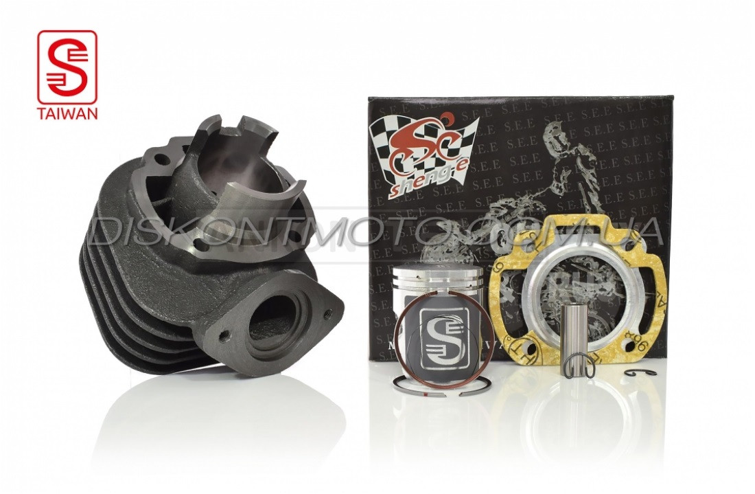 Поршнева Honda DIO 50 ZX AF 34/35 циліндр ДІО, LEAD AF48 (40 mm) тефлон "SEE" (Sheng-E) ТАЙВАНЬ