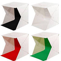 Лайт куб LED-40см для фотографій лайткуб фотофон c LED фотокуб 4фона