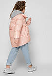 Стильна зимова куртка на дівчинку DT-8310, розміри 110-128, фото 2