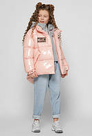Стильна зимова куртка на дівчинку DT-8310, розміри 110-128
