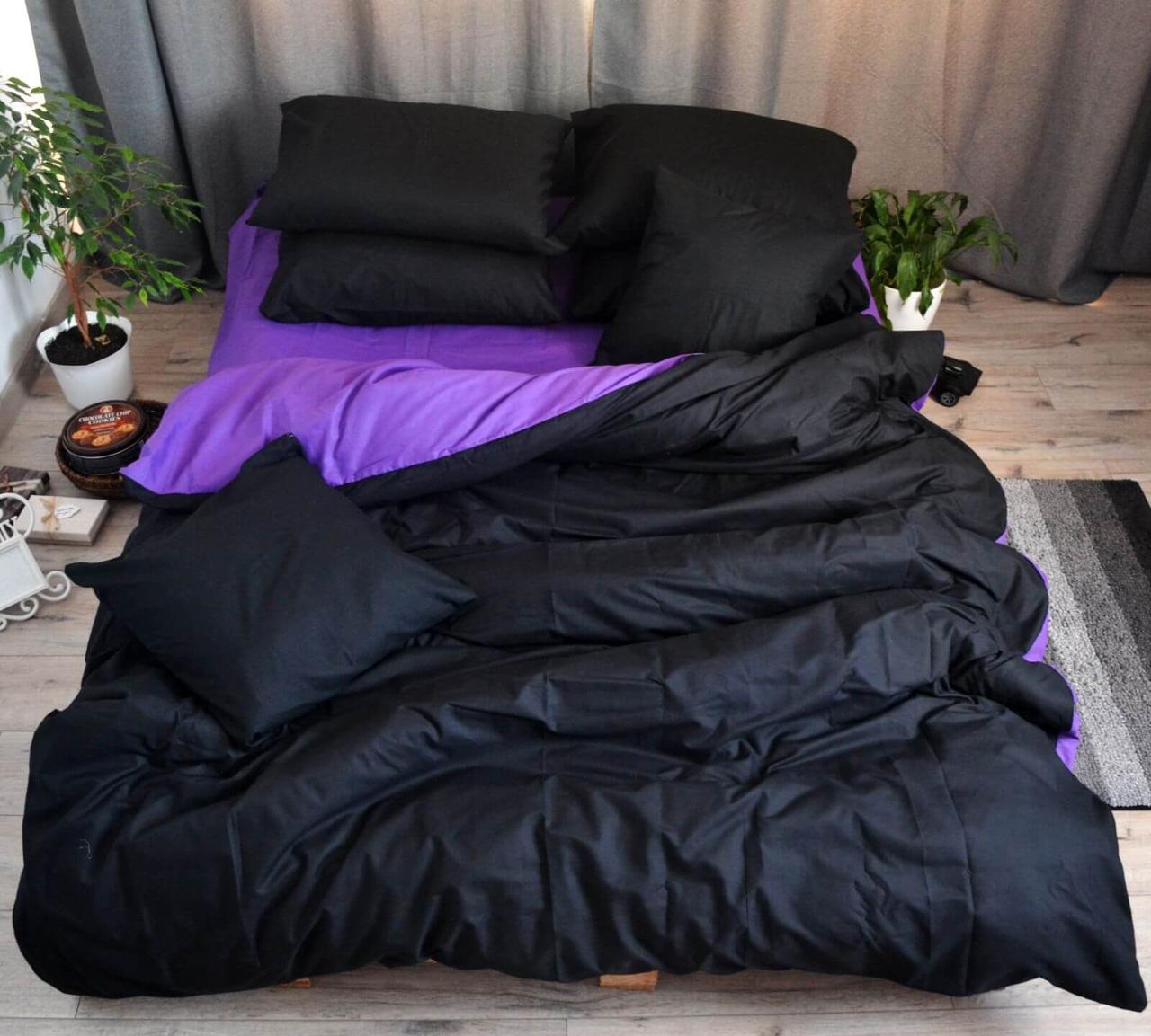 Постельное белье двуспальное на резинке 180*220 хлопок (24359)