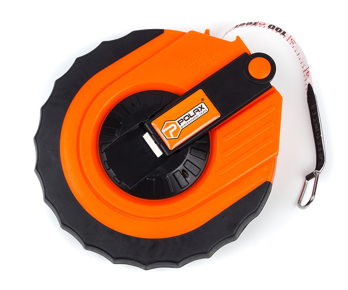 Рулетка Polax геодезична скловолокно 30 м (29-006), фото 1