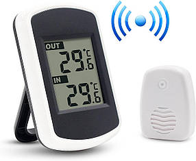 Бездротовий термометр з окремим датчиком 433 МГц зовнішньої та внутрішньої температури