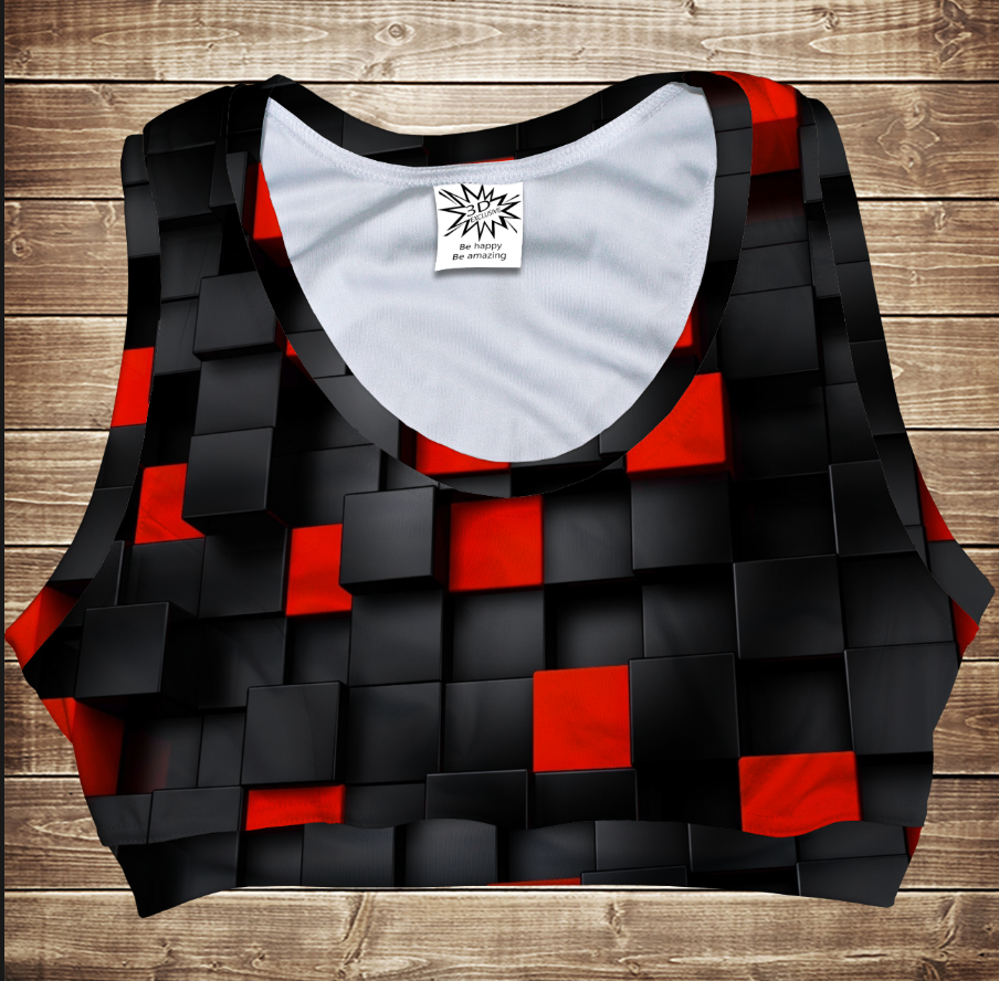 Топ спортивний 3D Undegraund red cub
