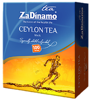 Цейлонский черный чай Za Dinamo пакетированный 100*2 г